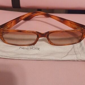 JM New York Tortoise Shell Glasses 1.50 with Case
